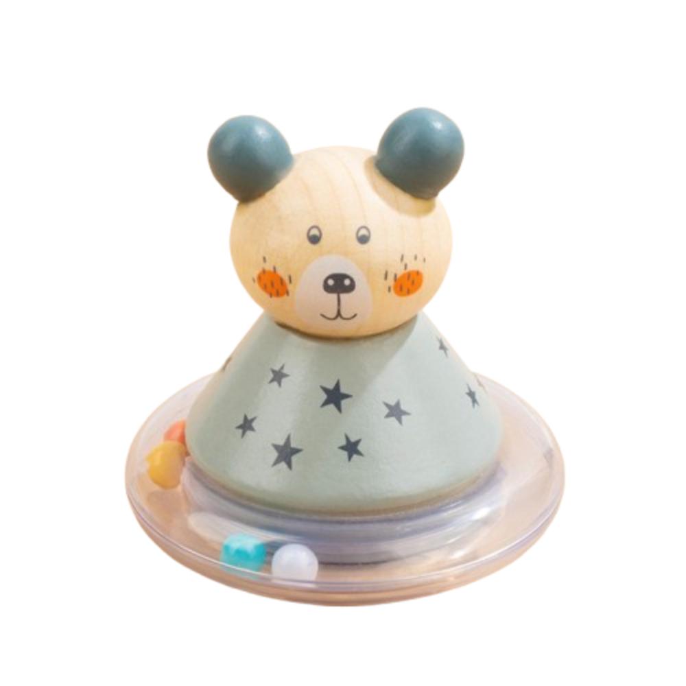 Crafts Wooden Tumbler Doll Toy Doll Elephant Tumbler Toy  Children Girls Boys