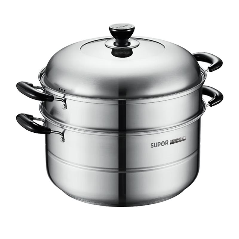 Supor Good Helper 32cm 304 Stainless Steel Steamer Pot
