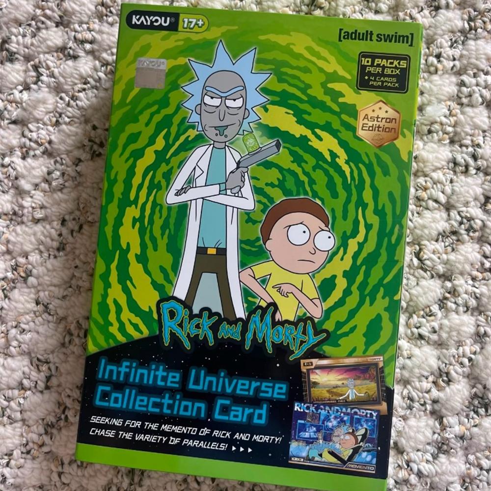 Genuine Rick And Morty Cards Infinite Universe Version Rare Cards To Collect Flash Tcg Gift For Fans