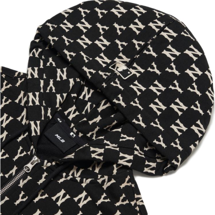 New MLB Sweatshirt Fall Unisex Black 3ATRM0121-50BKS