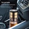 Tea Infuser Glass Cup with One-Key Open