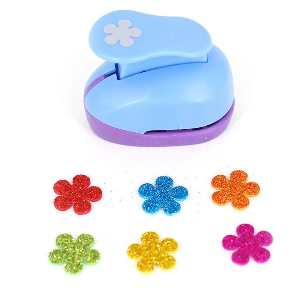 Different Shapes Paper Hole Punch Plastic Mini Cutter Creative Multicolored Punch Set  DIY Crafting