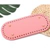 Oval Leather Crochet Bag Base - Hardened Handmade DIY Woven Bag Bottom Plate