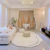 Irregular Shaped Wabi-Sabi Carpet: Thick Luxury Floor Mat for Living Room, Bedroom, Study, or Cloakroom