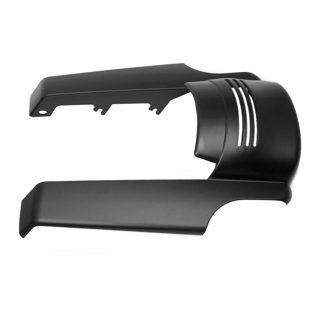 AQIMY Rear Fender Extension Bagger Kit for Harley Davidson Made of ABS Direct Vivid Black 2009-2013 Touring/Street Glide/Road Glide, Plastic,