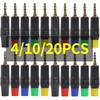 Gold-Plated 3.5mm Stereo Audio Plug - for Headphone Microphone DIY Soldering Connector