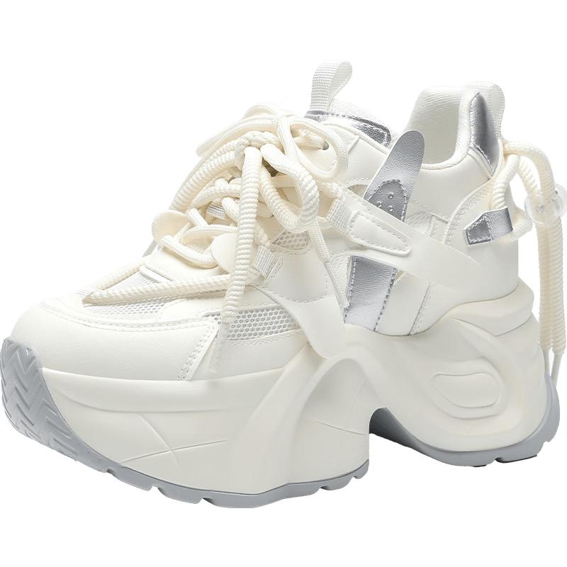 ZHR Women s Internal Wedge Chunky Dad Sneakers 37