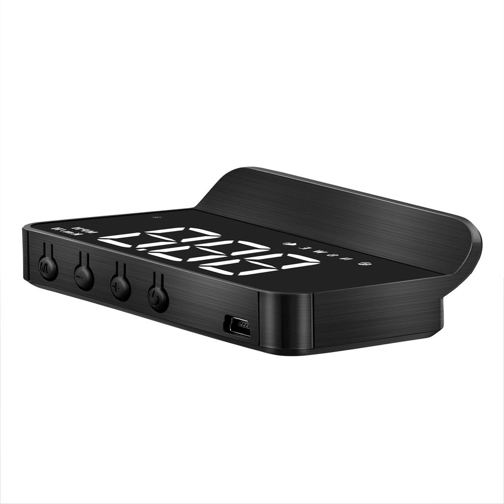 Car HUD 3.5 inch Head-up Display Projecter Digital Vehicle Speedometer GPS Model Overspeed Warning Fatigue Driving Alarm
