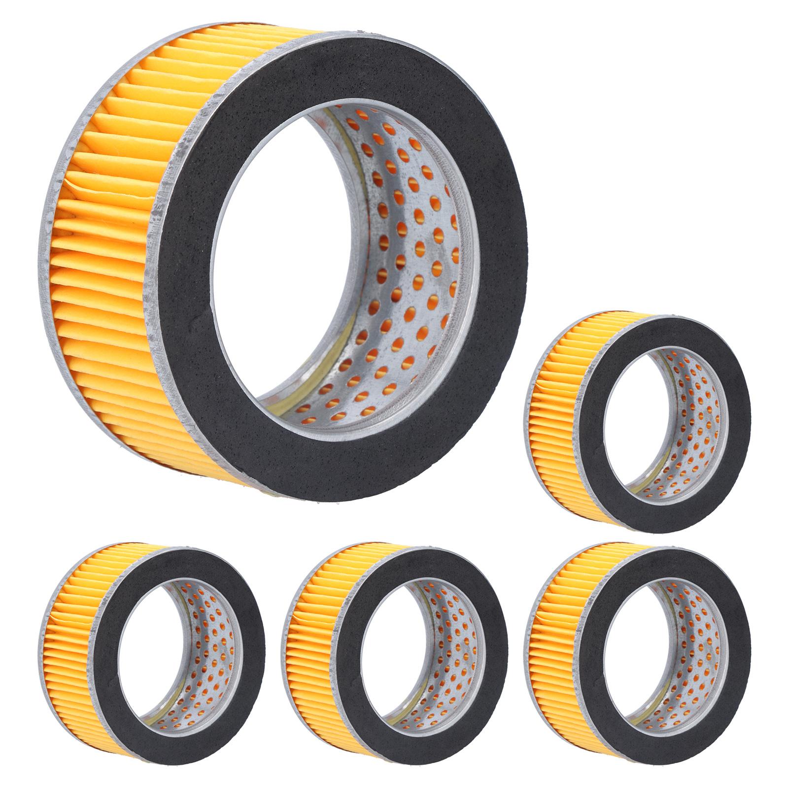 

5Pcs Piston Air Compressor Filter Inner Element Inside Silencer Equipment 106x84x51mm