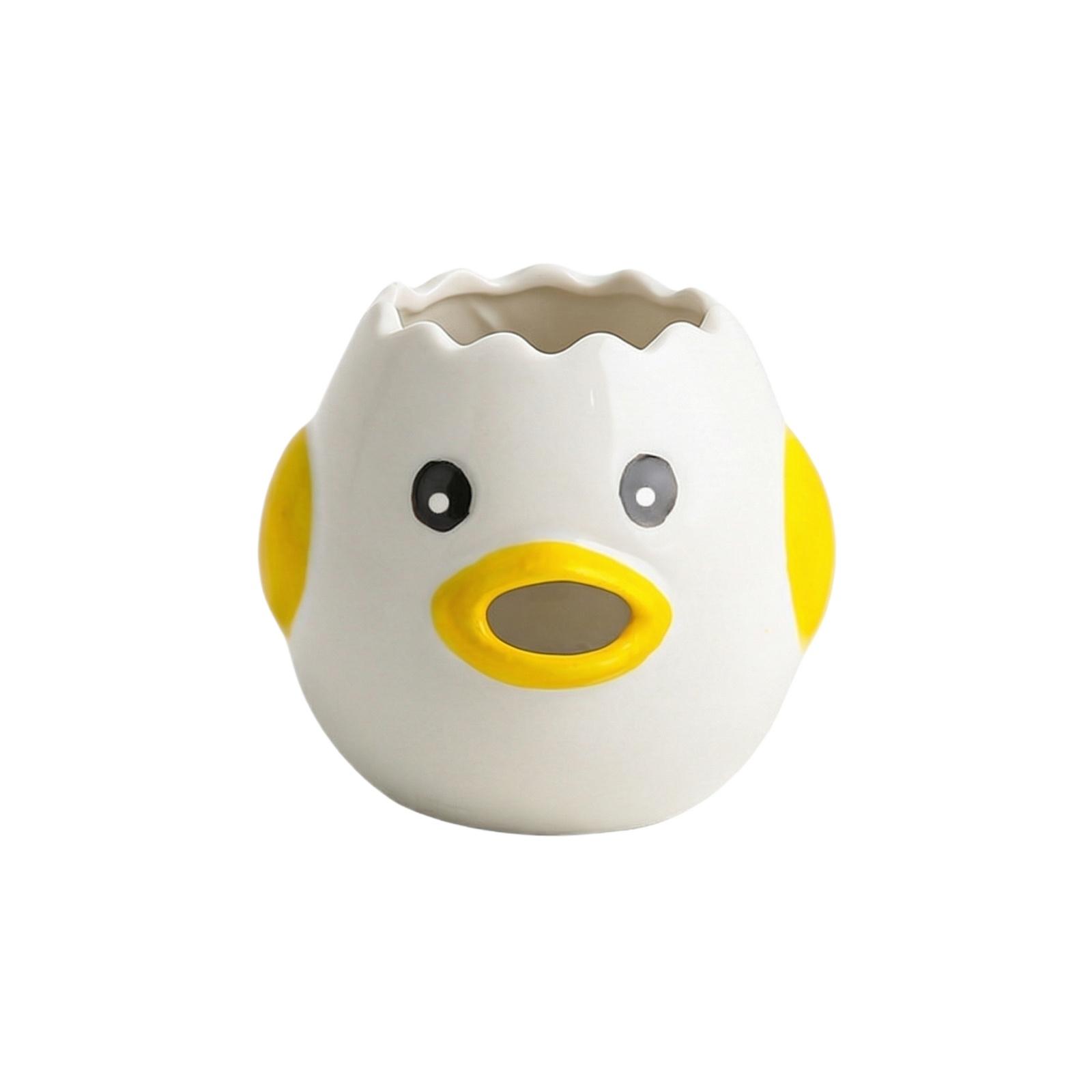 

Ceramic Egg Separator, Household Egg Yolk Filter One Size жовтий