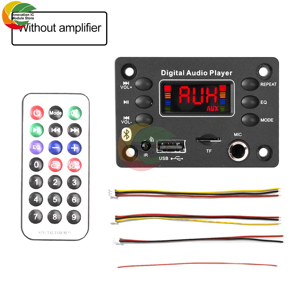 DC 12V Bluetooth Audio Decoder Board Audio Module USB FM Radio Lossless MP3 WMA WAV FLAC APE Decoder Board Module