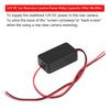 DC Car Rearview Mirror Camera Power Relay Capacitor Filter Rectifier for Car Rear