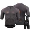 Mens Cycling Jersey Shorts Set Breathable Stretch Performance Wear Road Mountain Bike Riding