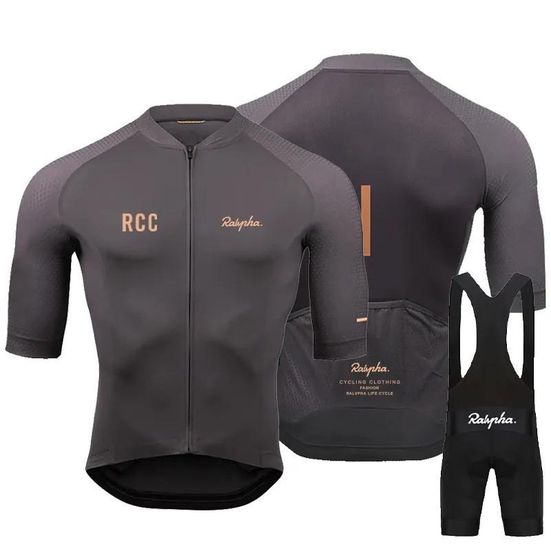 Mens Cycling Jersey Shorts Set Breathable Stretch Performance Wear Road Mountain Bike Riding