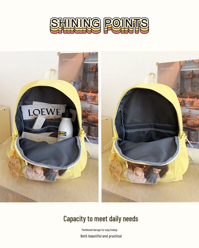 2025 Summer Japanese-Style Ita Bag for Girls - Large Capacity Backpack for Grades 4-12, with Laptop Compartment