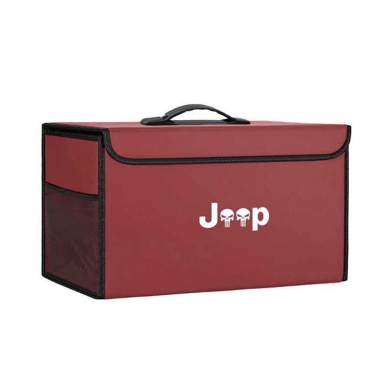 Car Trunk Storage Box Foldable Large Capacity Organizer For Jeep Grand Cherokee Wrangler JK Gladiator Compass Avenger Recon Patr
