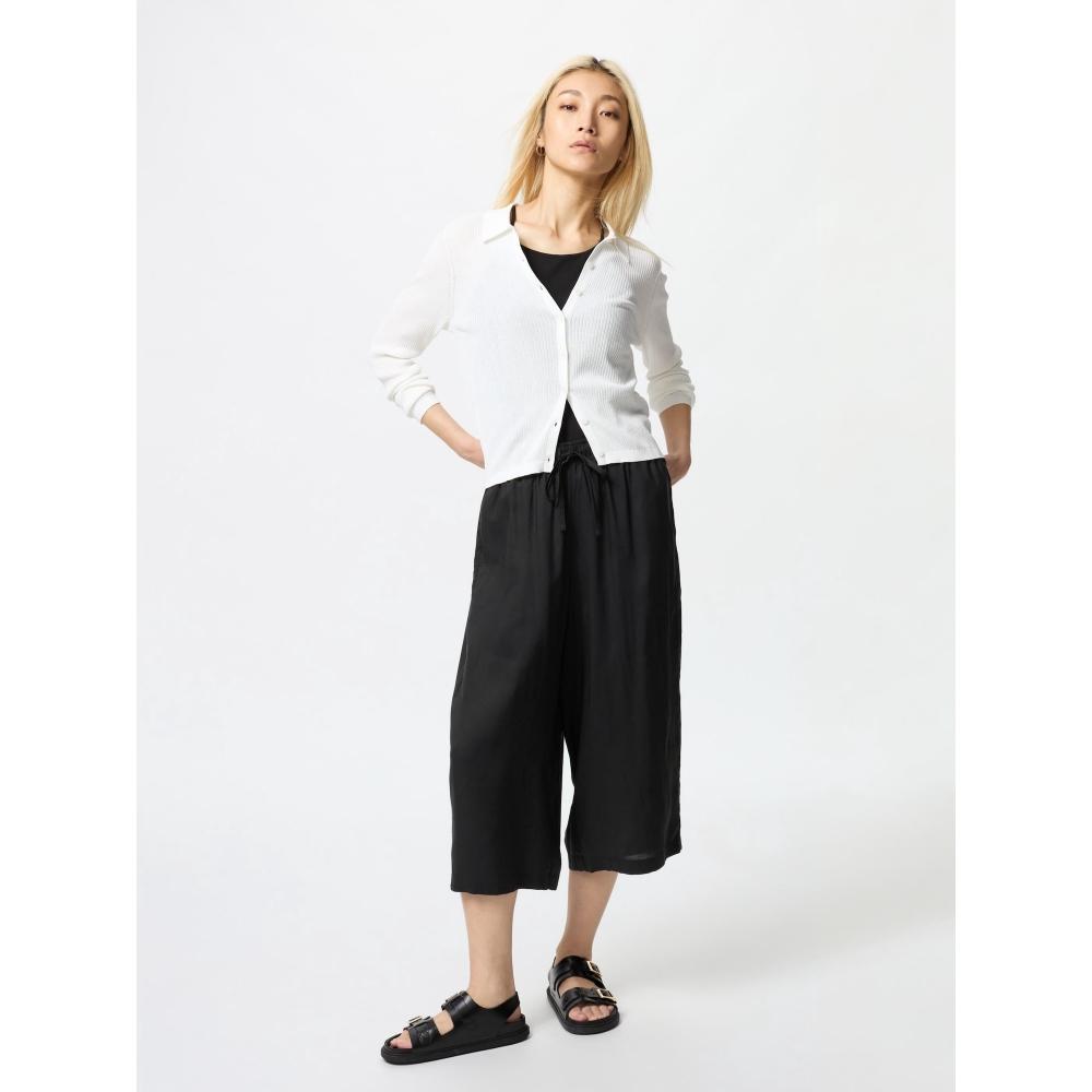 Uniqlo Rayon Relaco Crop Pants  Plain 