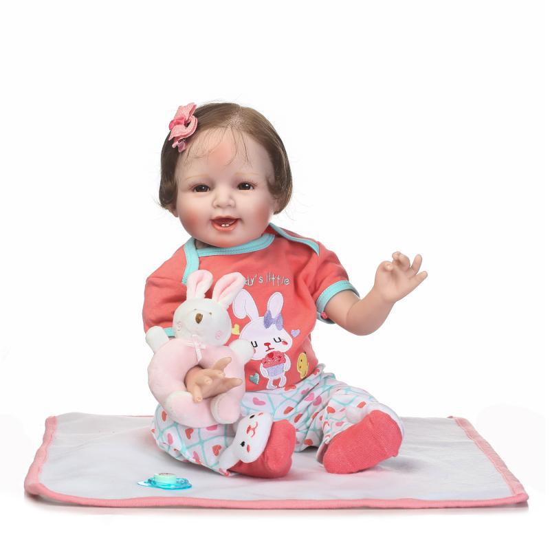 In Stock NPK Realistic Baby Doll - Cute Christmas Holiday Gift 55 cm
