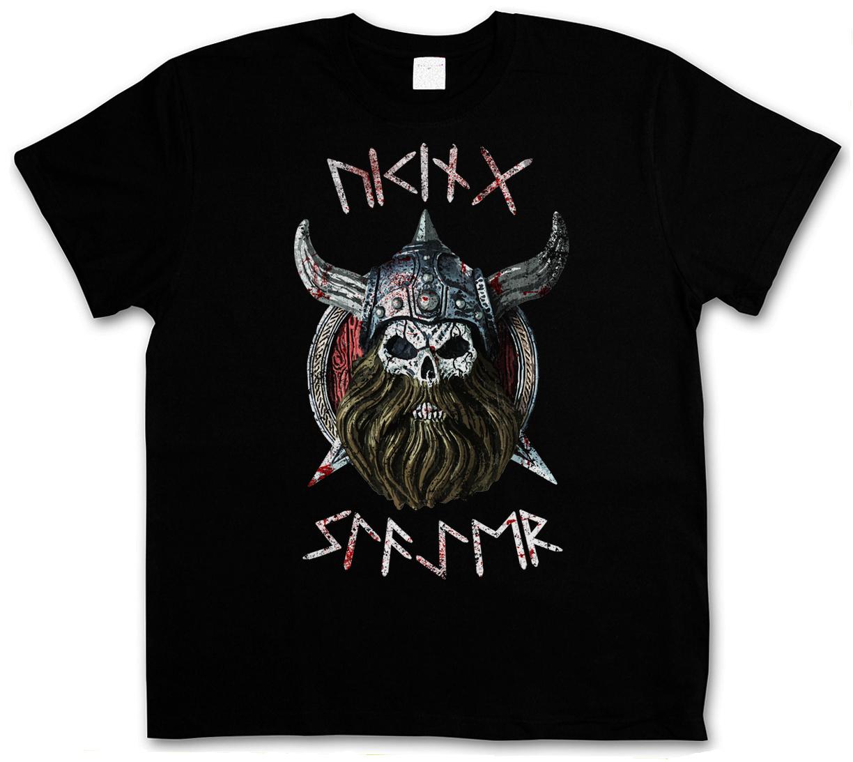 VIKING SLAYER T-SHIRT Warrior Viking Thor Odin Ragnarök Loki Vikings Rune S