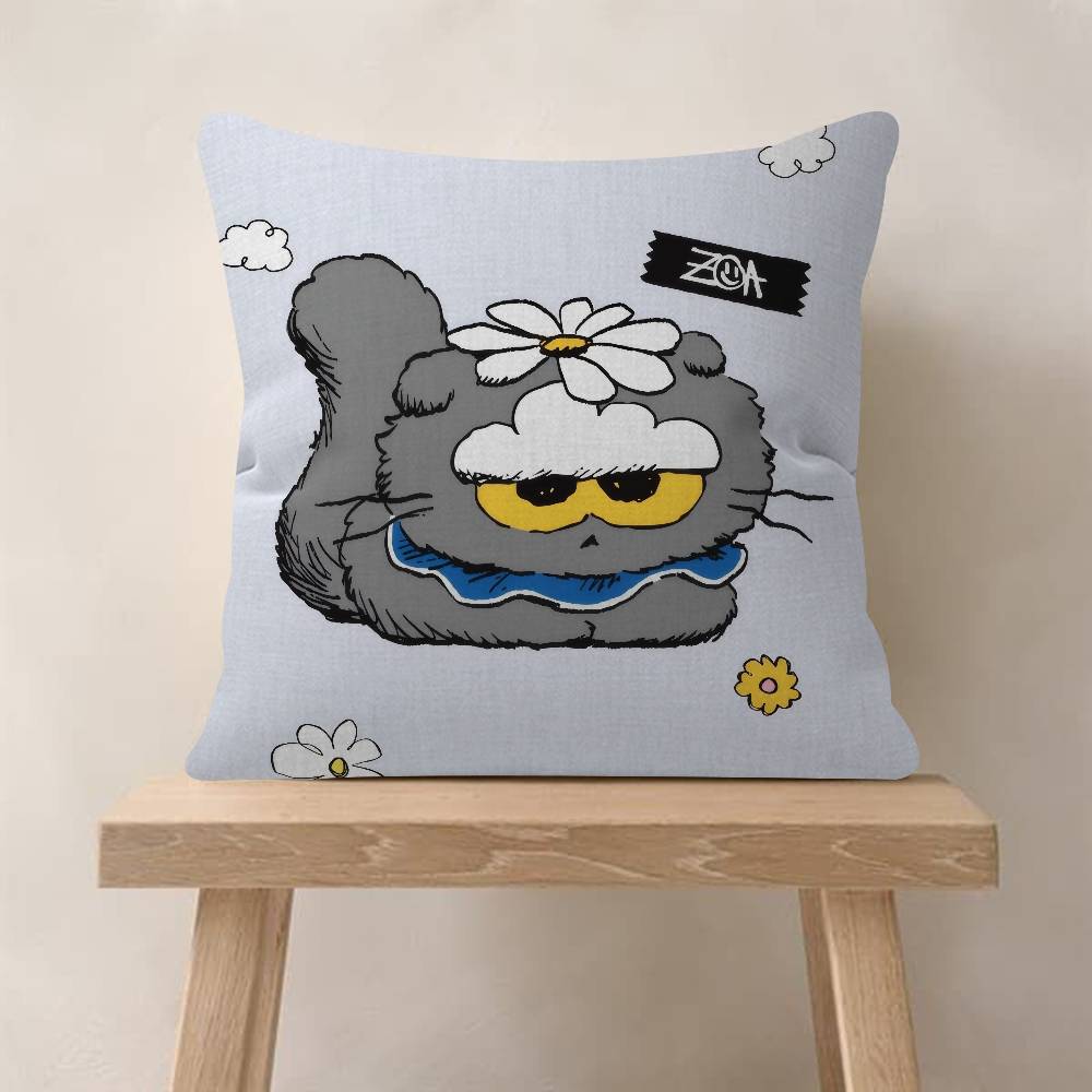 Cloud Cat ZZOA album Pillow Gifts Home Office Furnishings Bedroom Sofa Car Cushion Cover case 45x45cm