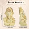 Lord Ganesha Idol for Car Dashboard – Divine Ganesha Murti | Home & Office Decor | Symbol of Prosperity and Good Fortune