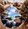 Jujutsu Kaisen Pattern Round Rug, Indoor/Outdoor Mat, for Picnic, Gameroom, Bedroom, Office, Living Room, Home Decor Carpet, Birthday Gift