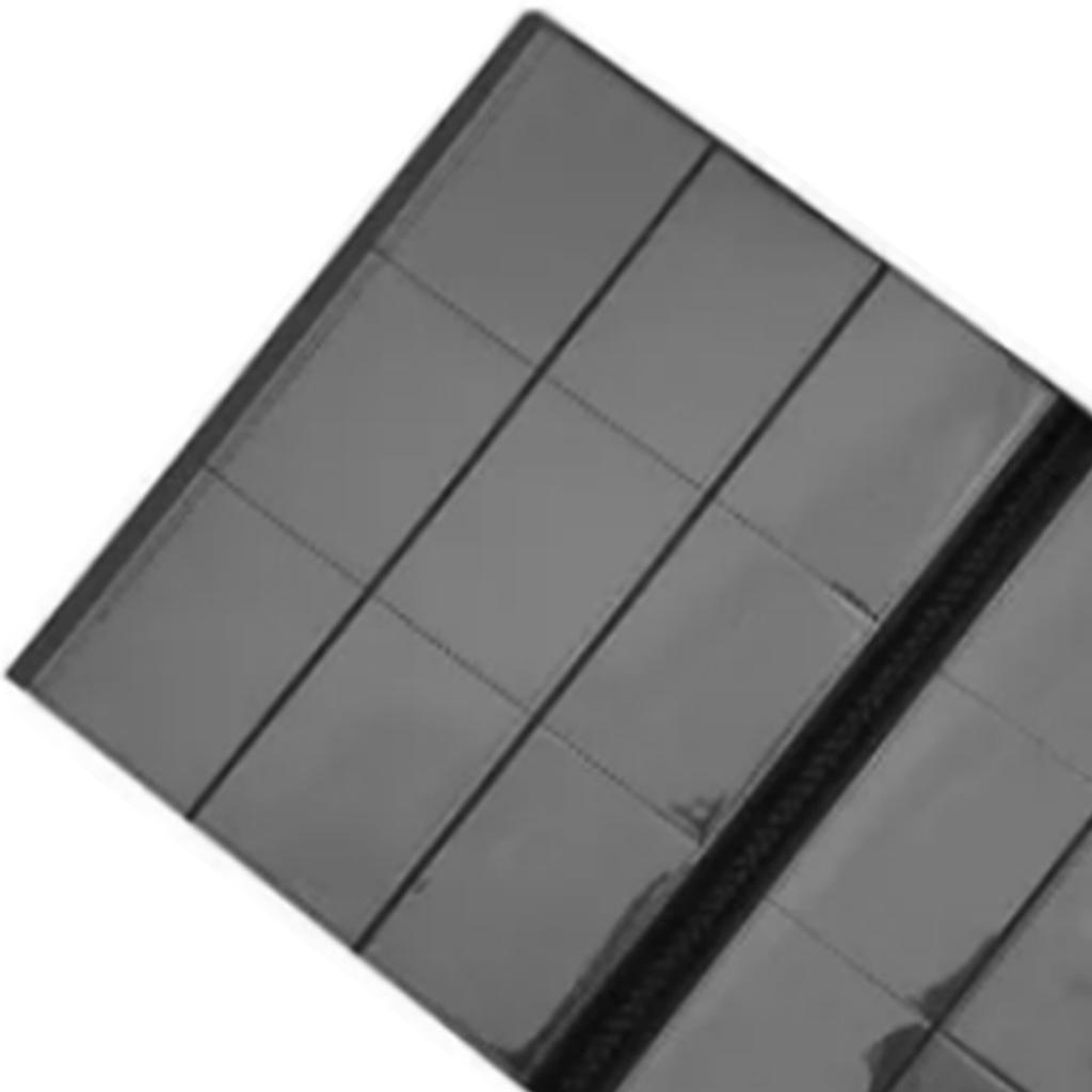 9 Pocket Card Binder Holds 360 Cards High Transparency Portable Card Collection Binder Black