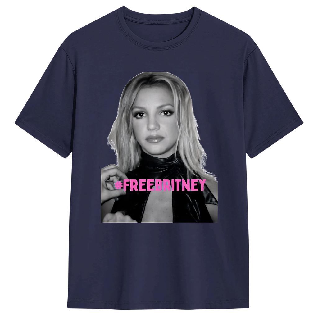 Unisex Free Britneys Spears Poster TShirts Cotton Tees Summer Streetwear Short Sleeve T Shirt ONeck Novelty Custom Logo Tshirt