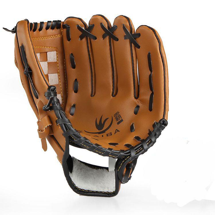 Thickened Lychee Pattern PU Baseball/Softball Glove with Free Shipping – Available for Children, Youth, Adults