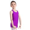 Girls Basic One Piece Cross Back Straps Gymnastic Ballet Dance Leotard Unitards Bodysuit Athletic