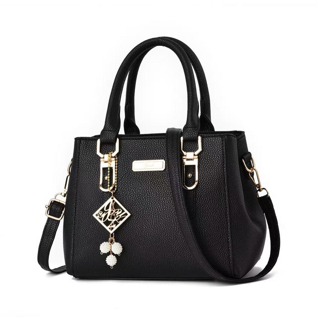 Handbag Women's Bag New Fashion Versatile PU Leather Shoulder Oblique Span Bag