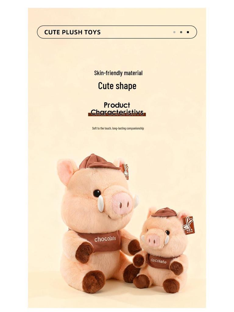 Adorable Wild Boar Plush Toy Pillow Gift for Kids and Girls