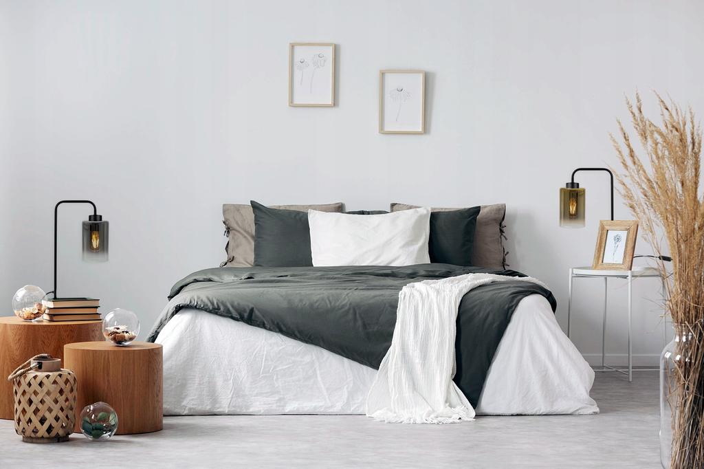 ELEGANT GLASS NIGHT DESK LAMP