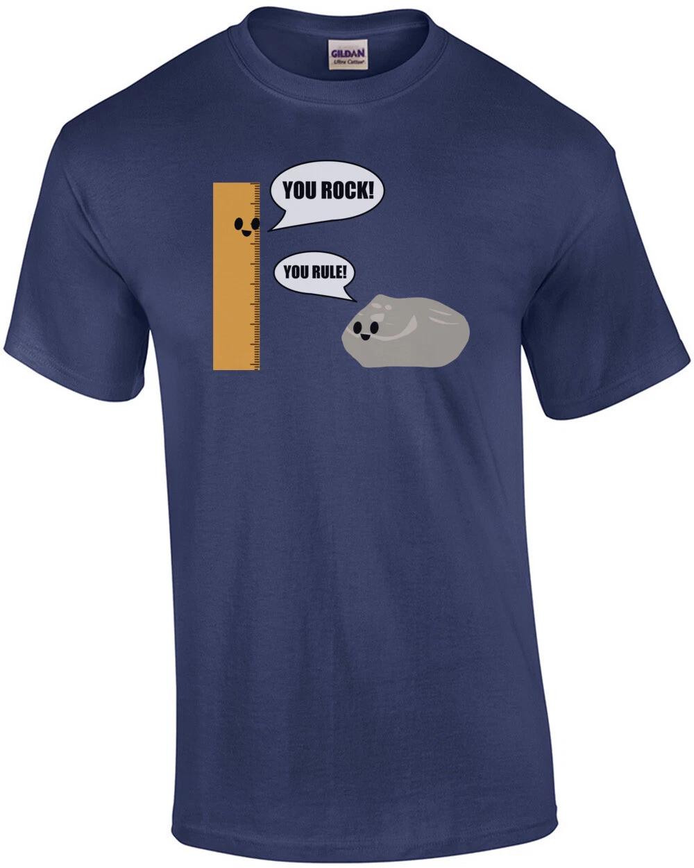You Rock! You Rule! Pun T-Shirt S