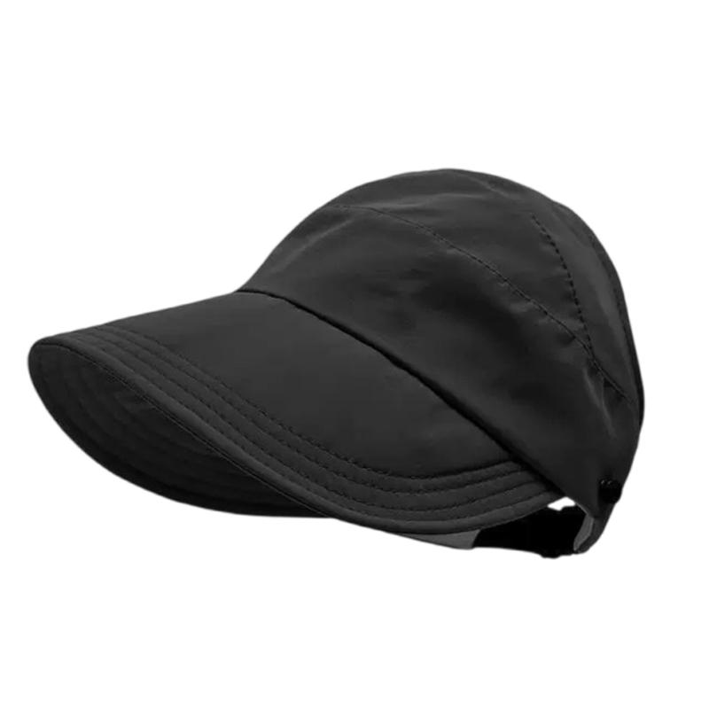 Breathable Ponytail Hat Women's Sunscreen Hat Adjustable Portable Sun Hat for Running Golf Beach