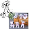 Wholesale Dog Doll With Cute Spots For Diy Phone Accessories Keychains