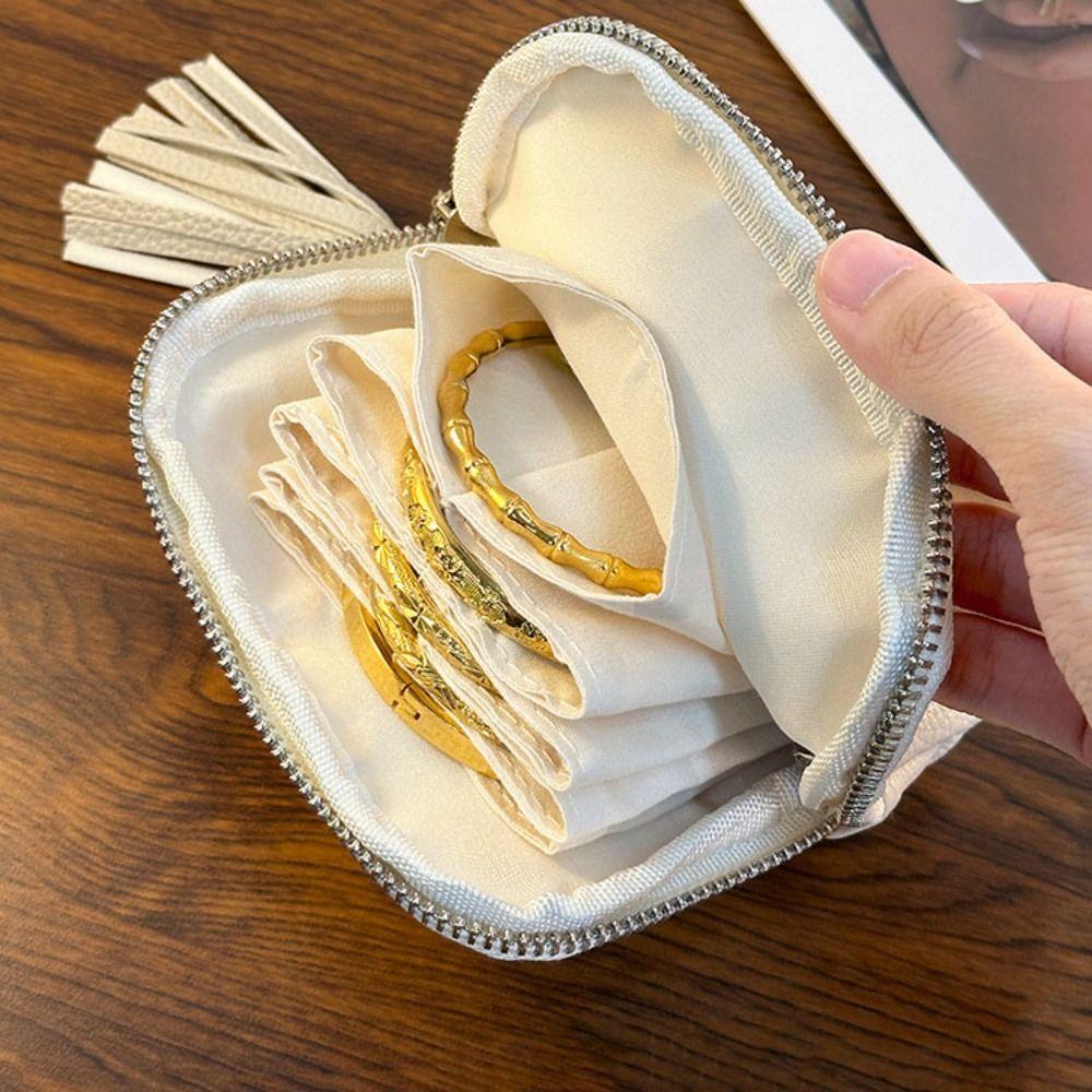 Tassel Jewelry Packing Bag Bracelet Jewelry Holder Box Fashion Jewelry Storage Case  Travel