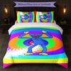 Poppy Playtime Stampa Set Copripiumino 3 Pezzi 1 Copripiumino e 2 Federe Biancheria da Letto Morbida per Camera da Letto Domestica