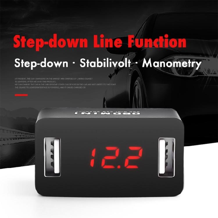 Dual Port Auto Car OBD Fast Charger Phone Charging Adapter OBD2 Splitter 12V 24V