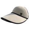Summer Sun Hat for Women Beach Breathable UV Cool Hat Korean Version Versatile Ponytail Sun Protection Ceiling Hat