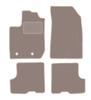 Beige Velour Floor Mats For: Dacia Sandero II FL Hatchback (2018-2021)