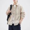 New Striped Shirt Men's Long-sleeved Tops Fashionable Versatile Shirt