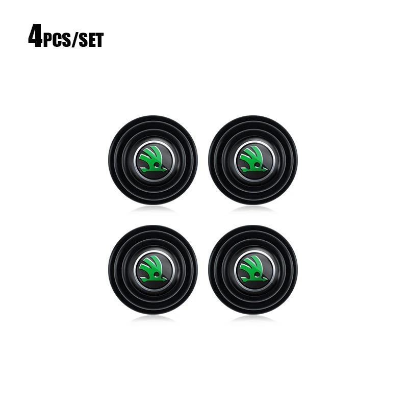 

2025 Новые противоударные силиконовые уплотнительные прокладки-бамперы для дверей автомобиля, аксессуары для Skoda Octavia Superb Rapid Kodiaq Karoq Fabia Kamiq Enya