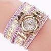 Neues Mode-Strass-Geflochtenes Seil-Armband Quarzuhr Geschenk Reloj 2026