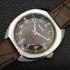 VINTAGE HMT HAND-WINDING INDIAN MENS BROWN COLOR DIAL WATCH A702801-1 R211-a702801