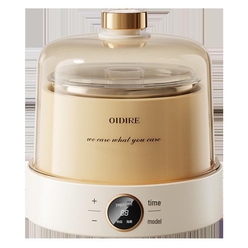 110V Intelligent Glass Yogurt Maker with Multi-Function, Automatic Temp Control, and Fermentation for Homemade Natto