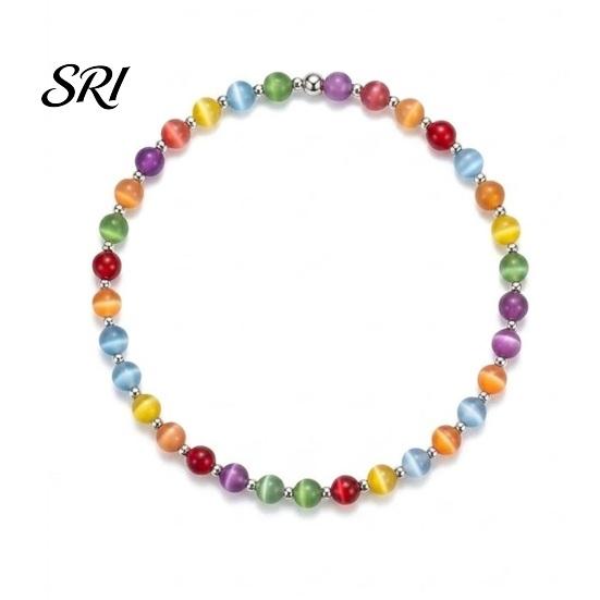 Bright Bead Jewelry Color Changing Beaded Jewelry, UV Reactive Colorful Necklace, Dopamine Beads Summer Beach Necklace Bracelet, Accessory,