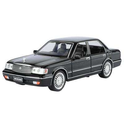 Modellino Auto Toyota Toyota Crown in Metallo pressofuso Scala 1/32 Simulazione Suono e Luci Base con Cinturino Giocattoli per Bambini Regalo di Compleanno
