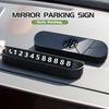 Universal Car Temporary Mirror Parking Phone Number Plate For MG RX5 RX8 350 550 6 3 5 7 ZR ZS HS GS GT Hector tcl6