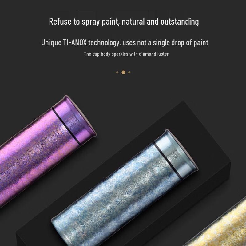 TAIC Pure Titanium Vacuum Insulated Mug with Tea Filter